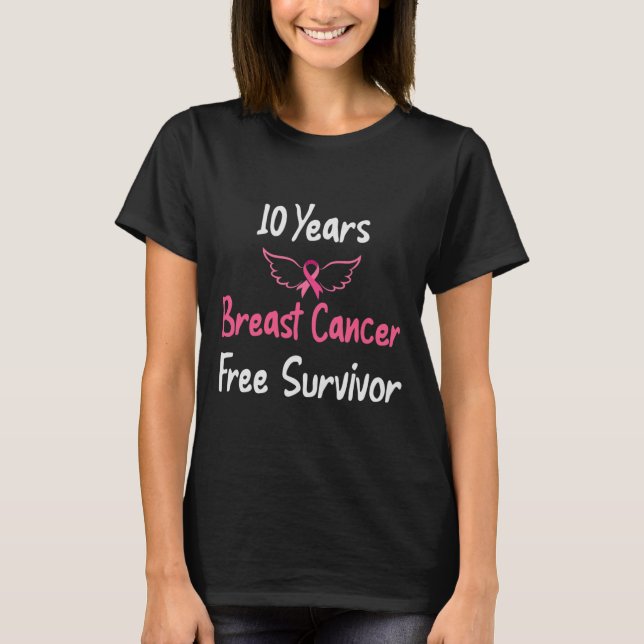 Camiseta Cáncer de Mama sin Cáncer de Mama Rosado Sur (Anverso)