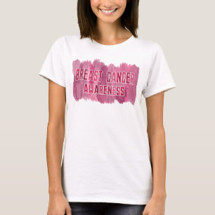 Camiseta cáncer de mama sobreviviente de conciencia del col