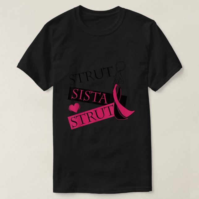 Camiseta Cáncer De Mama Sopo Sólido (Diseño del anverso)
