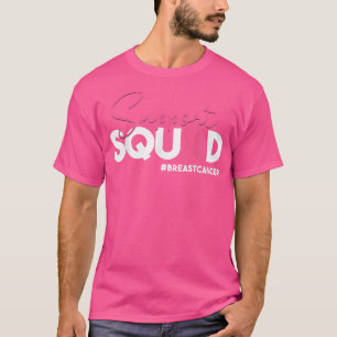 Camiseta Cáncer de Mama Squad Pink Ribbon Gift, Cuidado