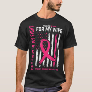 Camiseta Cáncer De Mama Su Lucha Es Mi Lucha Que Llevo Pink
