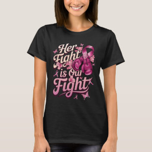 Camiseta Cáncer de Mama Su Lucha Es Nuestra Lucha Cáncer de