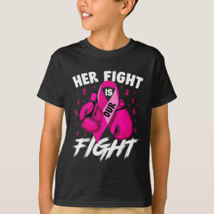 Camiseta Cáncer de Mama Su Lucha Es Nuestra Lucha Contra El