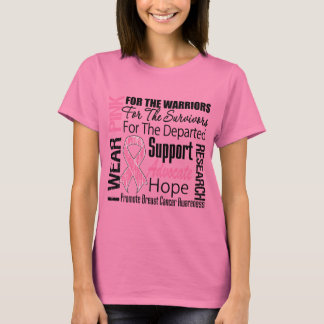 Camiseta Cáncer de mama Yo uso TRIBUTO Cinta Rosa