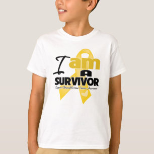 Camiseta Cáncer de Neuroblastoma - soy un superviviente