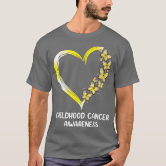 Camiseta Cáncer de niños con riñones de oro de corazón de m