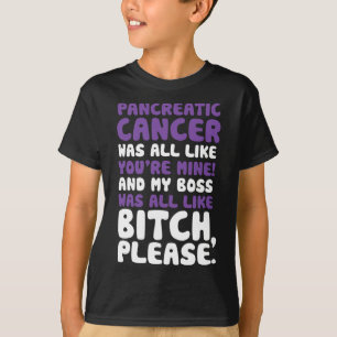 Camiseta Cáncer de páncreas Mi presupuesto de apoyo a mi je