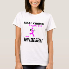Camiseta Cáncer de pecho - Chemo final corre mucho