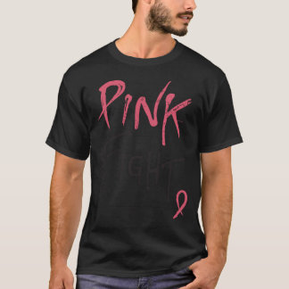 Camiseta Cáncer de pecho de la lucha del rosa de la