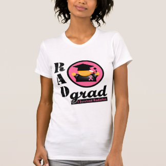 Camiseta CÁNCER de PECHO del graduado de la radiación