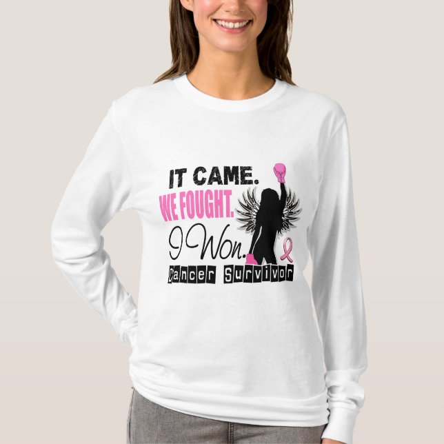 Camiseta Cáncer de pecho del superviviente 22 (Anverso)