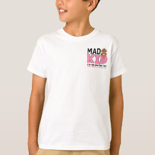 Camiseta Cáncer de pecho enojado del niño