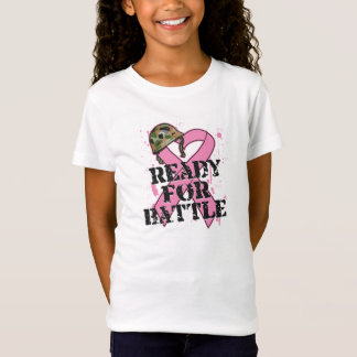 Camiseta Cáncer de pecho listo para la batalla