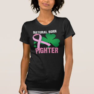 Camiseta Cáncer de pecho llevado natural del día del St
