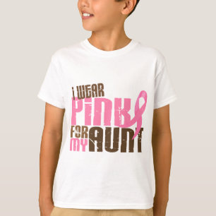Camiseta Cáncer de pecho LLEVO el ROSA PARA MI TÍA 6,3