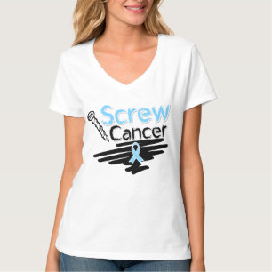 Camiseta Cáncer de próstata divertido del tornillo
