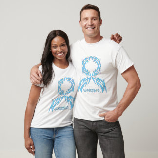 Camiseta Cáncer de próstata masculino guerrero tribal