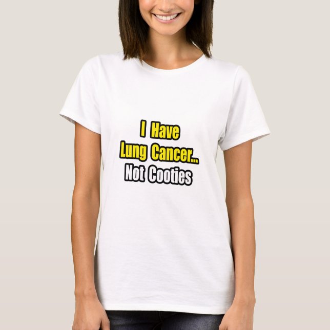 Camiseta Cáncer de pulmón... no corbatas (Anverso)