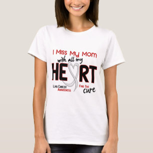 Camiseta Cáncer de pulmón que extraño a mi mamá