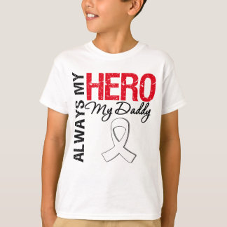 Camiseta Cáncer de pulmón - siempre mi héroe mi papá