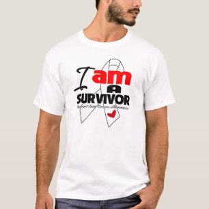 Camiseta Cáncer de pulmón - soy un superviviente