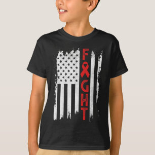 Camiseta Cáncer de sangre Guerrero Concienciación sobre el 