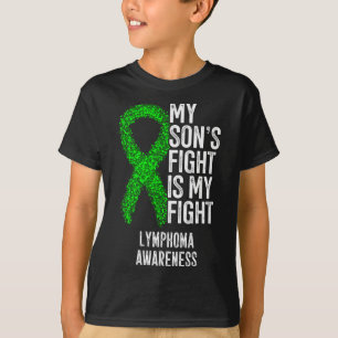 Camiseta Cáncer de Sangre La Lucha de Mi Hijo Es Mi Lucha L