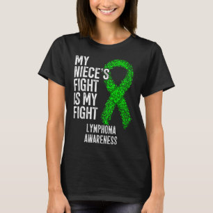 Camiseta Cáncer de Sangre La Lucha de Mi Sobrina es Mi Luch