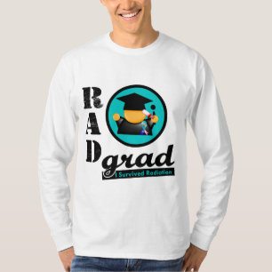 Camiseta CÁNCER de TIROIDES del graduado de la radiación