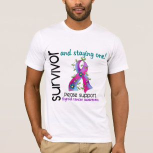 Camiseta Cáncer de tiroides del superviviente 9