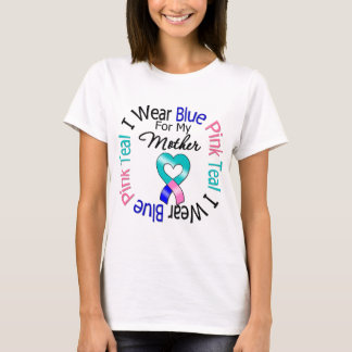 Camiseta Cáncer de tiroides llevo la cinta del corazón para