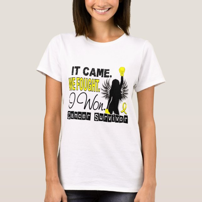 Camiseta Cáncer de vejiga del superviviente 22 (Anverso)