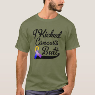 Camiseta Cáncer de vejiga golpeé extremo con el pie