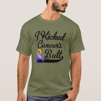 Camiseta Cáncer de vejiga golpeé extremo con el pie