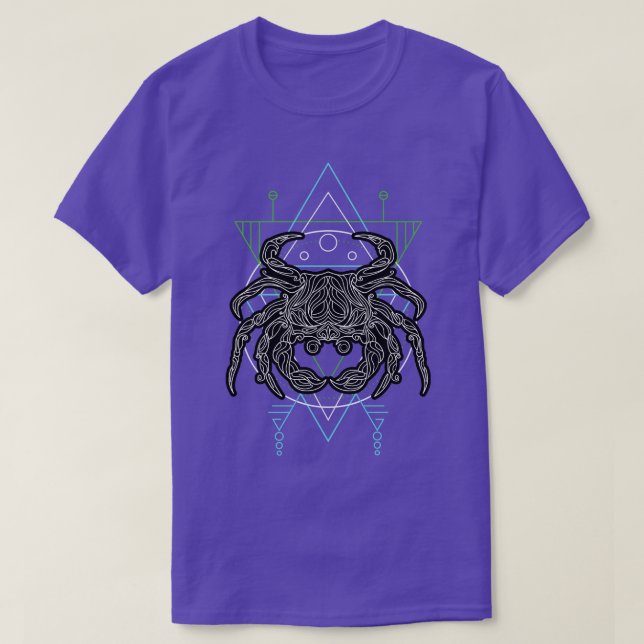Camiseta Cáncer de Zodiac (Diseño del anverso)