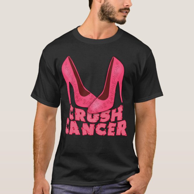 Camiseta Cáncer del agolpamiento con los estiletes (Anverso)