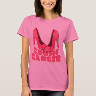 Camiseta Cáncer del agolpamiento con los estiletes