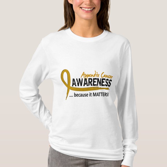Camiseta Cáncer del apéndice de la conciencia 2 (Anverso)