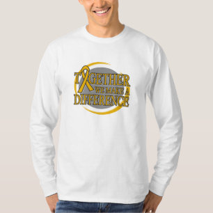 Camiseta Cáncer del apéndice juntos diferenciamos