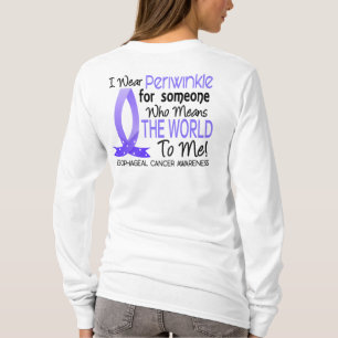 Camiseta Cáncer del esófago de la esperanza de la fuerza