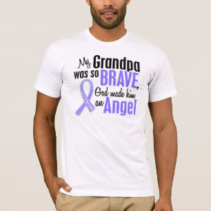 Camiseta Cáncer del esófago del abuelo del ángel 1