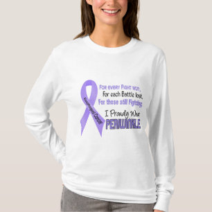 Camiseta Cáncer del esófago llevo orgulloso el bígaro