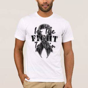 Camiseta Cáncer del melanoma en la lucha a ganar