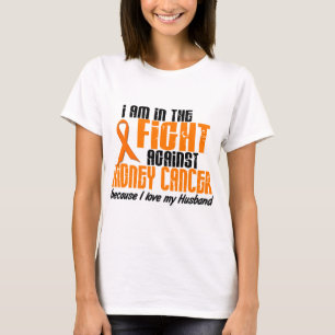 Camiseta CÁNCER del RIÑÓN en la lucha para mi marido 1