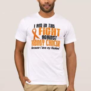 Camiseta CÁNCER del RIÑÓN en la lucha para mi marido 1