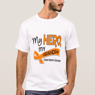 Camiseta Cáncer del riñón MI HÉROE MI ABUELO 42