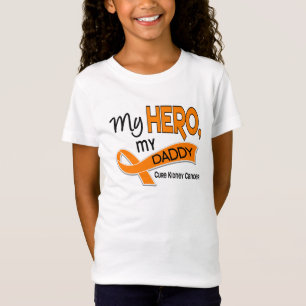Camiseta Cáncer del riñón MI HÉROE MI PAPÁ 42