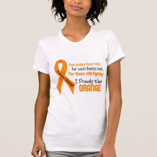 Camiseta Cáncer del riñón para cada ..... llevo orgulloso