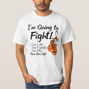Camiseta Cáncer del riñón voy a luchar