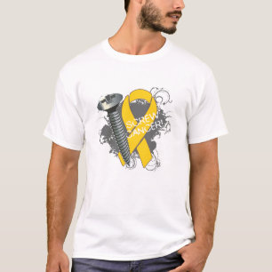 Camiseta Cáncer del tornillo - cáncer de la niñez del